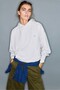Logolu kapüşonlu sweatshirt