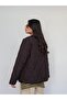 Hakim Collar Snap Fastener Quilted Coat - 5