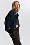 High Collar Bomber Jacket - 4