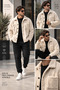 Men's Plush Oversize Comfortable Fit Pocketed Buttoned Jacket - 2