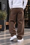 Men's Minimal Man Typo Printed Casual Sweatpants - Loose Fit Comfortable Cut Two-Thread Sports Trousers - 2