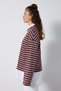 Striped oversize t-shirt 32066 - 3