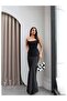 Strapless Corset Satin Long Dress - 4