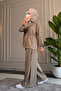 6690 - Stylish, Comfortable, Loose-Fitting Modal Fabric Women's Set with Eyelet Detail - 2