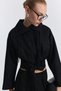 Belted short trench coat - 4