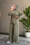 6690 - Stylish, Comfortable, Loose-Fitting Modal Fabric Women's Set with Eyelet Detail - 4