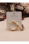Premium Corrugated Ring Model Xuping Steel Earrings, Non-Tarnishing Steel Earrings