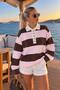 Flowy Striped Sweater - 3