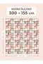 100% Cotton Satin Patchwork Fabric – 300X155 cm – Pastel Patchwork Pattern, in Pink, Green, and Blue Tones - 2