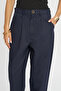 Women's Pleated Front Carrot Cut Casual Pants - 3