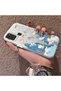 Samsung Galaxy A21S Compatible Submarine World Cartoon Cat Printed Phone Case Shock Absorption - 2
