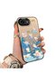 iPhone 16E Compatible Submarine World Cartoon Cat Printed Phone Case Shock Absorption