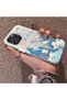 iPhone 16 Pro Compatible Undersea World Cartoon Cat Printed Phone Case Shock Absorption - 2
