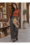Satensi Square Shawl Women's Mustard - 3