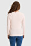 Women's Powder Pink Basic Sweater 50327575-Vr050 - 5
