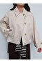 Hooded Short Trench Coat - 3