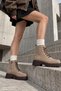 Plush Fur Lined Inside, Lace-Up and Zippered, Thick Sole Women's Daily Boots - 7