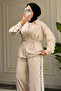 6690 - Stylish, Comfortable, Loose-Fitting Modal Fabric Women's Set with Eyelet Detail - 5