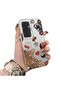 Samsung Galaxy S24 Compatible Leopard Pattern Cheetah Red Lip Cherry Mix Phone Case