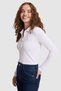 Women's White Basic Sweatshirt 50326760-Vr013 - 3
