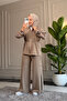 6690 - Stylish, Comfortable, Loose-Fitting Modal Fabric Women's Set with Eyelet Detail