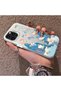 iPhone 13 Pro Compatible Submarine World Cartoon Cat Printed Phone Case Shock Absorption - 2