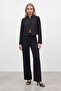 Buttoned crop jacket