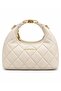 Imported Quilted Fabric Women's Hand and Shoulder Bag
