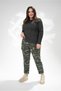 Women's Plus Size Camouflage Patterned Trousers Camouflage