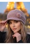 Accessories Decorated Knitwear Women's Beanie with Visor - 2
