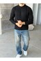 Ribbed Textured Knitwear Black - 2