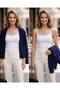 96% Viscose White Undershirt with Adjustable Drawstring Straps - 4