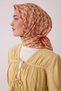 Geometric Pattern 100% Twill Silk Scarf Be03-81