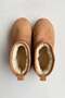 Short Suede Boots with Fur Inside and Thick Sole - 2
