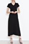 V-Neck Dress Black - 5