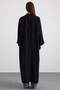 Batwing Sleeve Double Slit Casual Dress Black 9479-E - 8