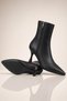 Women's Thin Heeled Soft Leather Boots - 3