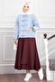 Authentic Button Detailed Pocketed Denim Jacket Snow Wash