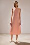 Sleeveless Bicycle Neck Lining Dress