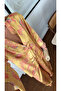 Yellow Satin Floral Patterned 2-Piece Set - 3