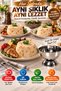 11 cm Stainless Steel Pilaf and Halva Mold Large Size Round Presentation and Portioning Mold Presentation Tray - 7