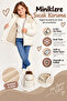 Girl's Hooded Inflatable Coat with Soft Inner Lining and Shoulder Detail Winter Coat Ak4252 - 2