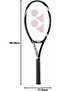 Smash Team Tennis Racket (290g) Pre-Strung - Black/White G2 - 3