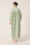 Patterned Linen Dress - 5