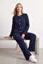 Buttoned suit with belt - 2