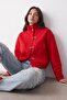 Gabardine jacket with metal detail - 2