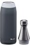 Fresco Thermavac Stainless Steel Water Bottle 0.6L Slate Gray – Leakproof - Keeps Cold For + 10 Hours - Bpa-Free - Dishwasher Safe - REUsable Water Bottle With Durable Finish - 3