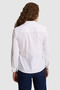 Women's White Long Sleeve Basic Shirt 50333777-Vr013 - 5