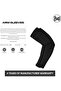 Unisex 132300 ARM SLEEVES SOLID BLACK (pack of 1) - 4