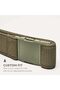 Belt Atlas A2 Elastic Stretch Belt: Heavy Duty Elastic Webbing, Non-Metal Travel Friendly Buckle - Ivy Green, One Size, Ivy Green, Onesize - 3